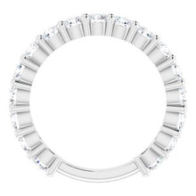 Load image into Gallery viewer, 14K White 1 1/2 CTW Diamond Anniversary Band
