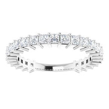 Charger l&#39;image dans la galerie, Bande d&#39;anniversaire en diamant 14K blanc 1 1/4 CTW
