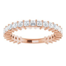 Load image into Gallery viewer, 14K Rose 1 1/4 CTW Diamond Anniversary Band
