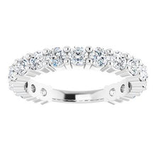Load image into Gallery viewer, 14K White 1 1/2 CTW Diamond Anniversary Band
