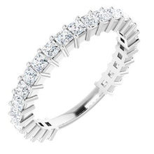 Charger l&#39;image dans la galerie, Bande d&#39;anniversaire en diamant 14K blanc 1 1/4 CTW
