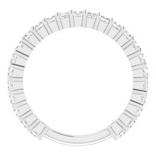 Charger l&#39;image dans la galerie, Bande d&#39;anniversaire en diamant 14K blanc 1 1/4 CTW
