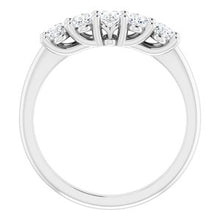 Load image into Gallery viewer, 14K White 1 1/4 CTW Set Anniversary Band
