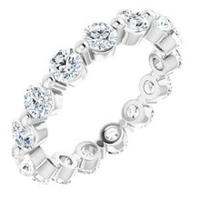 Load image into Gallery viewer, Platinum 3 mm Round 1 3/4 CTW Diamond Eternity Band

