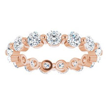 Load image into Gallery viewer, 14K Rose 1 3/4 CTW Diamond Eternity Band
