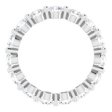 Load image into Gallery viewer, 14K White 3 mm Round 1 3/4 CTW Diamond Eternity Band
