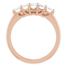 Charger l&#39;image dans la galerie, 14K Rose 1 5/8 CTW Set Anniversary Band
