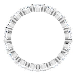 14K White 1 5/8 CTW Diamond Eternity Band