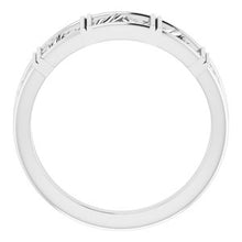 Load image into Gallery viewer, Sterling Silver Stackable Lattice Ring

