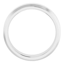 Charger l&#39;image dans la galerie, Sterling Silver 6 mm Beveled-Edge Comfort-Fit Band Size 6
