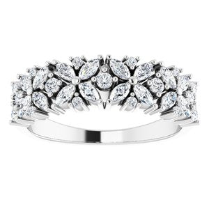 Floral-Inspired Anniversary Band