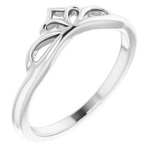 Load image into Gallery viewer, Sterling Silver Stackable Crown Ring
