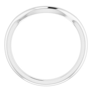 Sterling Silver Band for 15 mm Round Ring