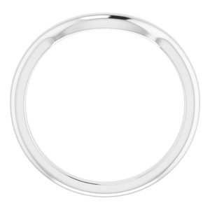 Sterling Silver Band for 11x9 mm Oval Ring