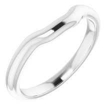 Load image into Gallery viewer, Sterling Silver Band for 7x5 mm Emerald Ring
