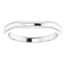 Load image into Gallery viewer, Sterling Silver Band for 6x6 mm Cushion Ring
