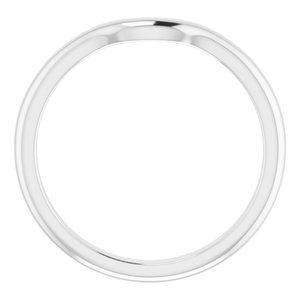Sterling Silver Band for 5.5x3.5 mm Pear Ring