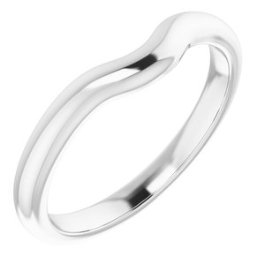 Sterling Silver Band for 5.5x3.5 mm Pear Ring