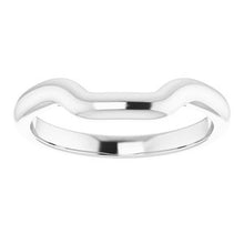 Load image into Gallery viewer, Sterling Silver Band for 10x8 mm Emerald Ring
