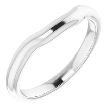 Load image into Gallery viewer, Sterling Silver Band for 8x8 mm Cushion Ring
