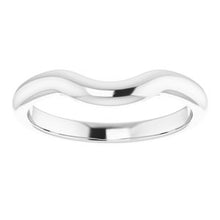 Load image into Gallery viewer, Sterling Silver Band for 8x8 mm Heart Ring
