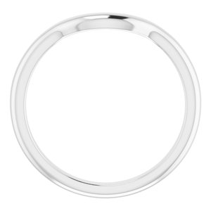 Sterling Silver Band for 9x9 mm Heart Ring