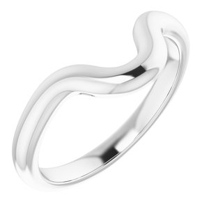Sterling Silver Band for 12x8 mm Pear Ring