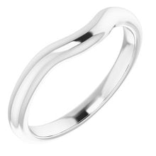 Load image into Gallery viewer, Sterling Silver Band for 7x7 mm Heart Ring
