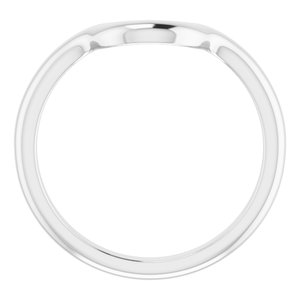 Sterling Silver Band for 12x8 mm Pear Ring
