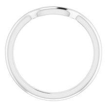 Load image into Gallery viewer, Sterling Silver Band for 8x6 mm Emerald Ring
