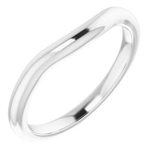 Charger l'image dans la galerie, Sterling Silver Band for 7.4 mm Round Ring
