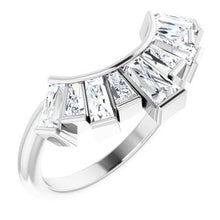 Charger l&#39;image dans la galerie, Bande de contour diamant blanc 14K 3/4 CTW
