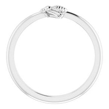 Load image into Gallery viewer, Sterling Silver Stackable Bee Ring
