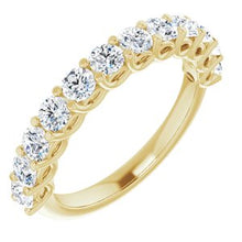 Charger l&#39;image dans la galerie, Bande d&#39;anniversaire en diamant 14K jaune 1 1/5 CTW
