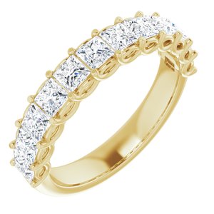 14K Yellow 1 1/2 CTW Diamond Anniversary Band