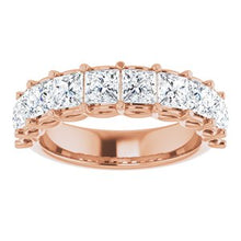 Load image into Gallery viewer, 14K Rose 2 1/2 CTW Diamond Anniversary Band
