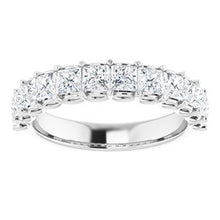 Charger l&#39;image dans la galerie, Bande d&#39;anniversaire en diamant 14K blanc 1 1/2 CTW
