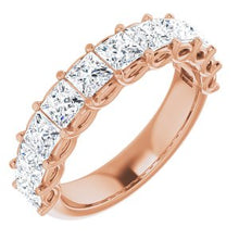 Load image into Gallery viewer, 14K Rose 2 1/5 CTW Diamond Anniversary Band
