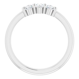 Bande d'anniversaire en diamant blanc 3/4 CTW 14K