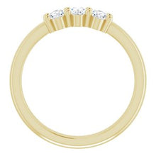 Charger l&#39;image dans la galerie, Bande d&#39;anniversaire en diamant jaune 14K 3/4 CTW
