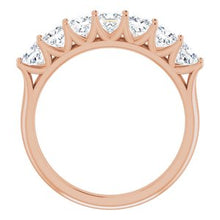 Load image into Gallery viewer, 14K Rose 1 3/8 CTW Diamond Anniversary Band
