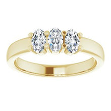 Charger l&#39;image dans la galerie, Bande d&#39;anniversaire en diamant jaune 14K 3/4 CTW
