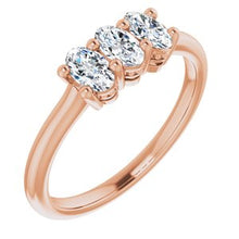 Charger l&#39;image dans la galerie, 14K Rose 3/4 CTW Anniversary Band
