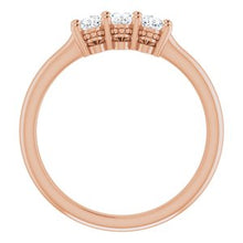 Charger l&#39;image dans la galerie, 14K Rose 3/4 CTW Anniversary Band
