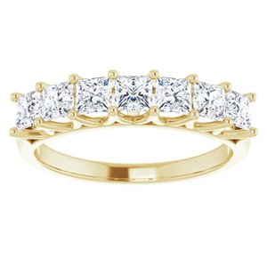 14K Jaune 1 1/8 CTW Diamond Anniversary Band