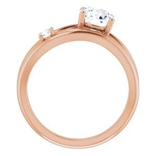 Load image into Gallery viewer, 14K Rose 1 1/8 CTW Lab-Grown Diamond Ring
