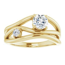 Load image into Gallery viewer, 14K Yellow 5/8 CTW Lab-Grown Diamond Ring
