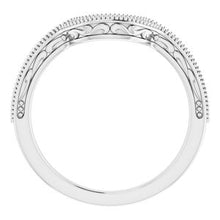 Charger l'image dans la galerie, Sterling Silver Band for 6.5 mm Round Ring
