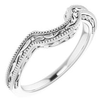Charger l'image dans la galerie, Sterling Silver Band for 6.5 mm Round Ring
