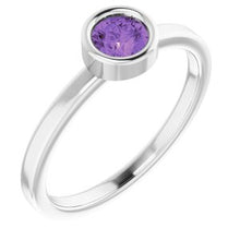 Charger l'image dans la galerie, Sterling Silver Amethyst Ring
